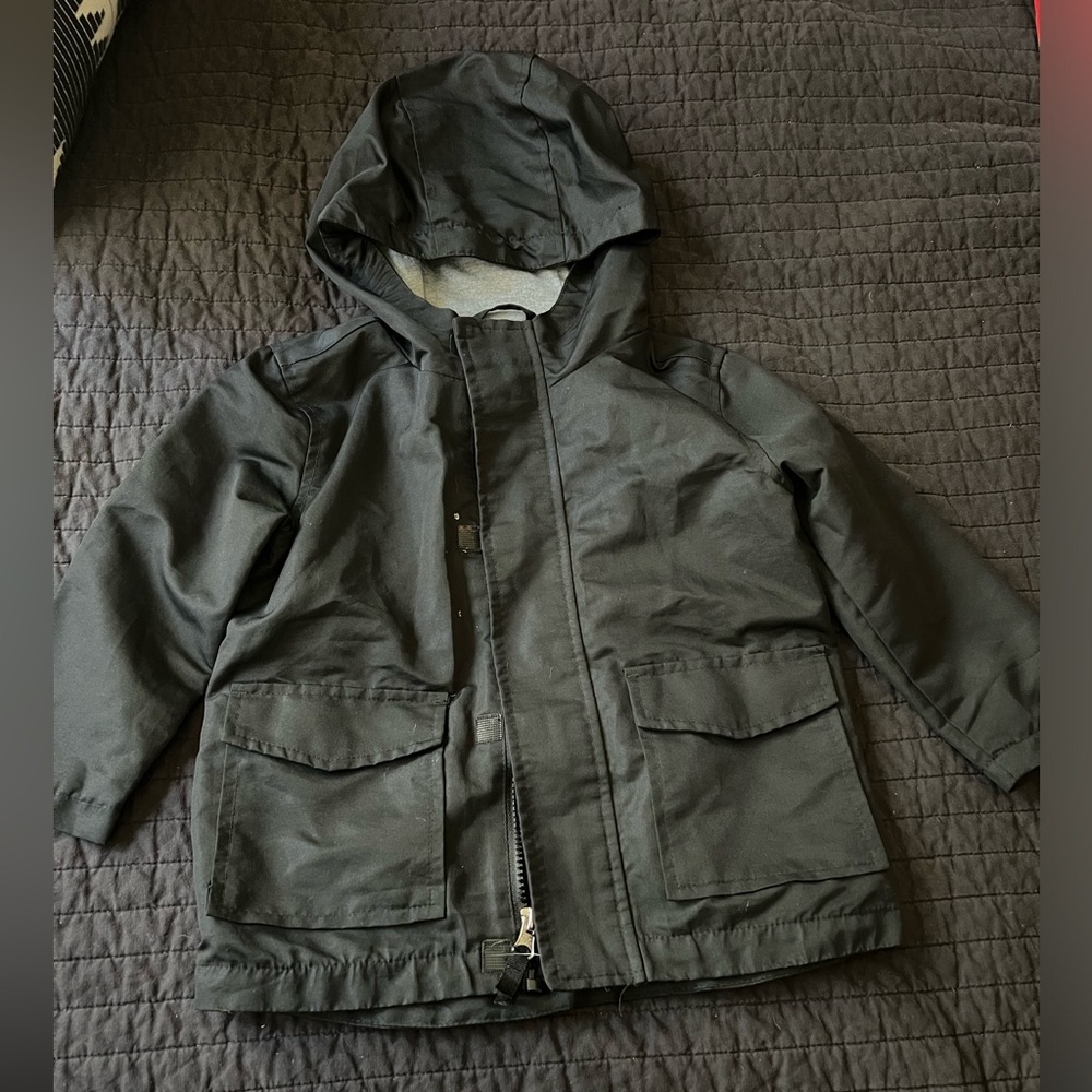 Target brand wonder nation black rain coat